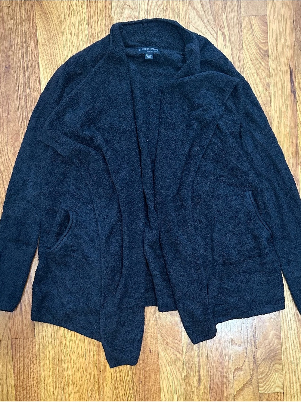 Barefoot Dreams CozyChic Weekend Wrap Black XXS/XS